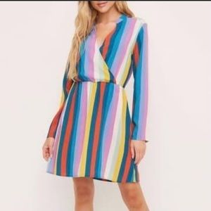 All in Forever rainbow striped dress